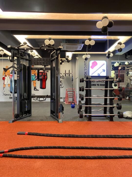 Training floor and ropes at BTF CHD gym