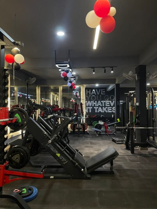 Functional training floor at BTF Gym New Chandigarh, Omaxe PR-4 Road