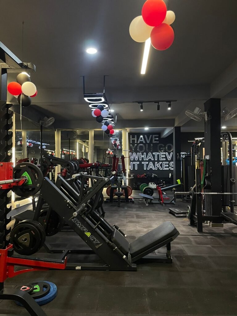 Functional training floor at BTF Gym New Chandigarh